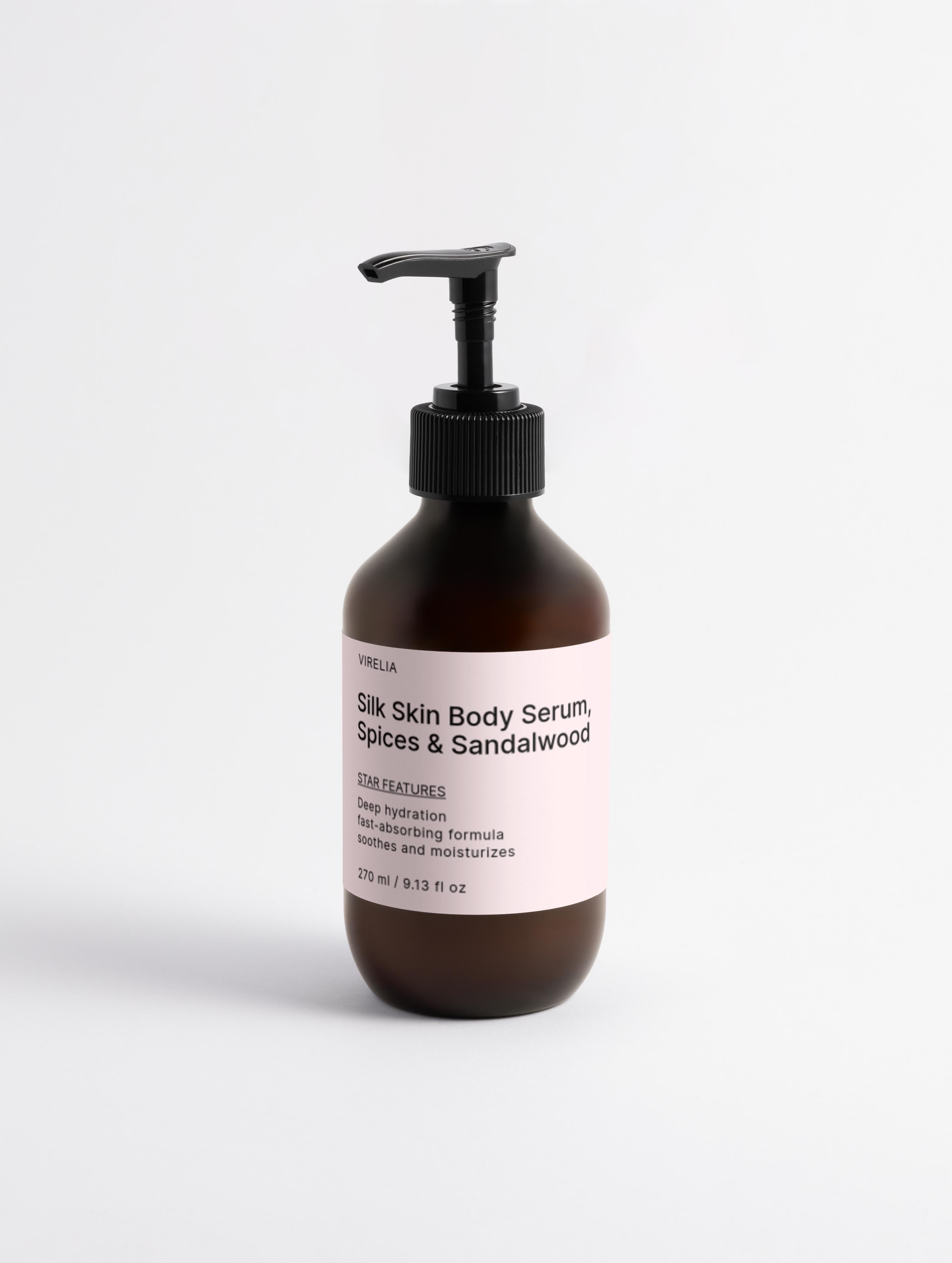 Silk Skin Body Serum, Spices & Sandalwood