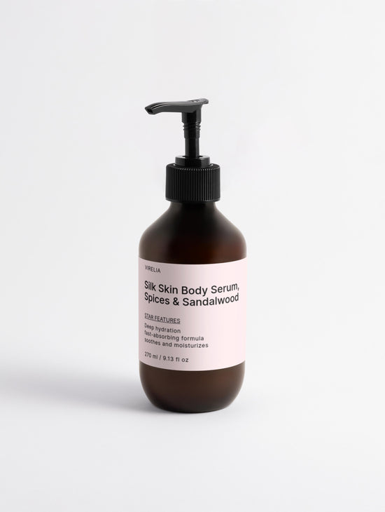 Silk Skin Body Serum, Spices & Sandalwood