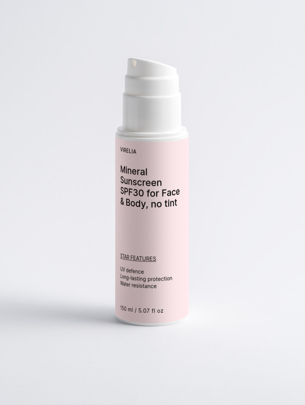 Mineral Sunscreen SPF30 for Face & Body, no tint