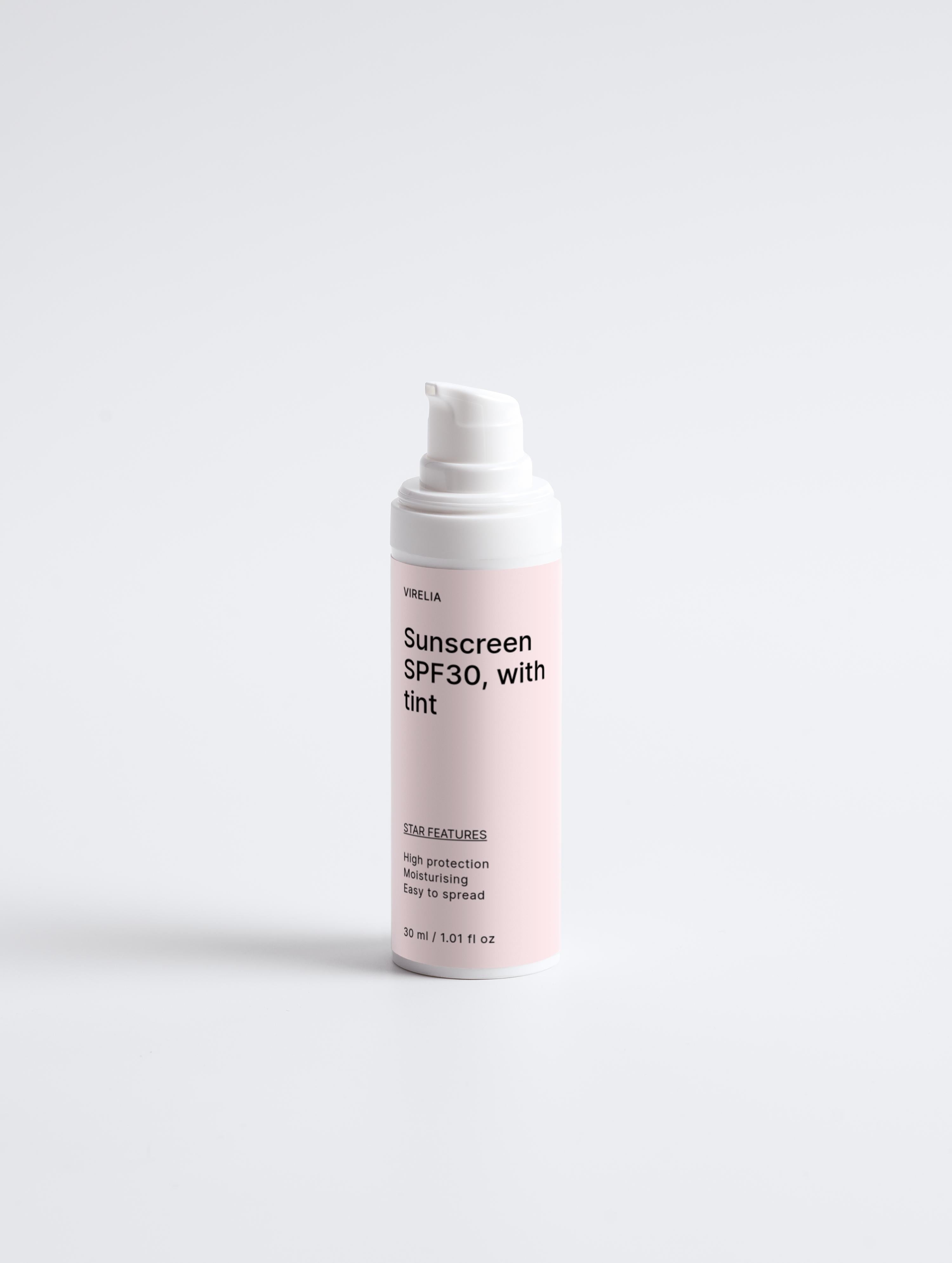 Sunscreen SPF30, with tint